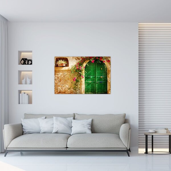 Obraz starých dverí (90x60 cm)