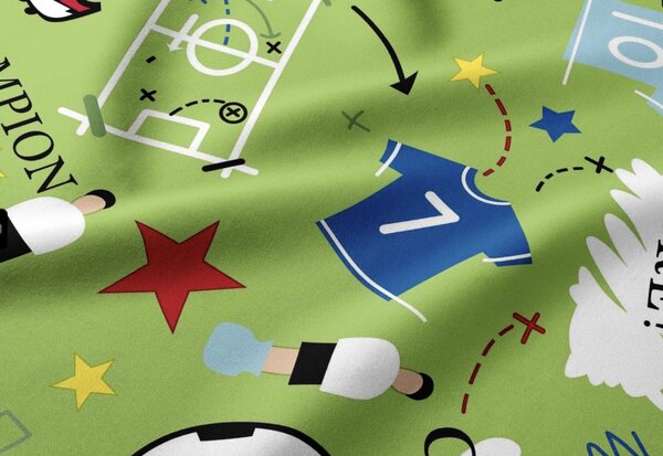 FUTBALOVÉ SNY detské bavlnené obliečky Obsah balenia: Detský rozmer 1x 90x135 + 1x 65x45