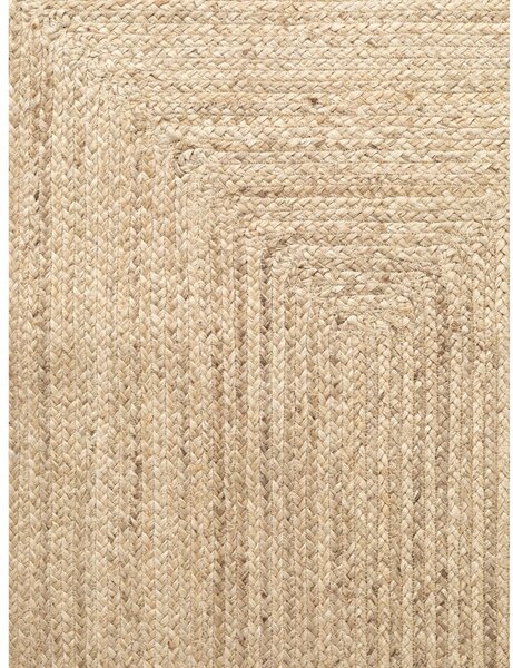 Obojstranný/ručne tkaný jutový behúň v svetlo prírodnej farbe 80x200 cm Juno – Hanse Home
