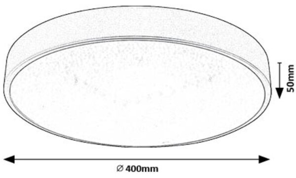 Rabalux 71135 - LED Stropné svietidlo OCTAV LED/24W/230V 4000K pr. 40 cm