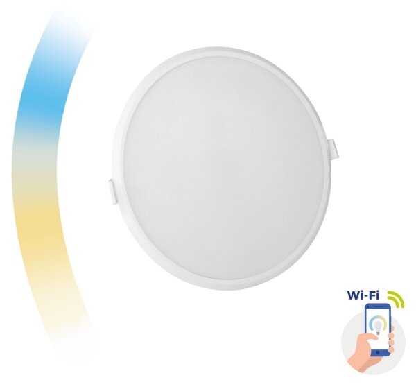 LED Stmievateľné podhľadové svietidlo ALGINE LED/22W/230V Wi-Fi Tuya okrúhly