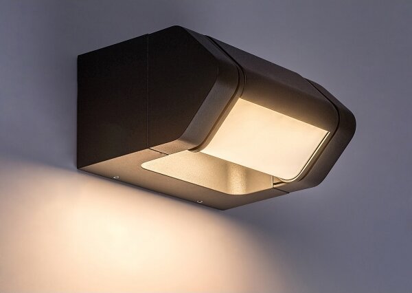 Rabalux 77103 - LED Vonkajšie nástenné svietidlo MEDNA LED/8W/230V IP54 antracit