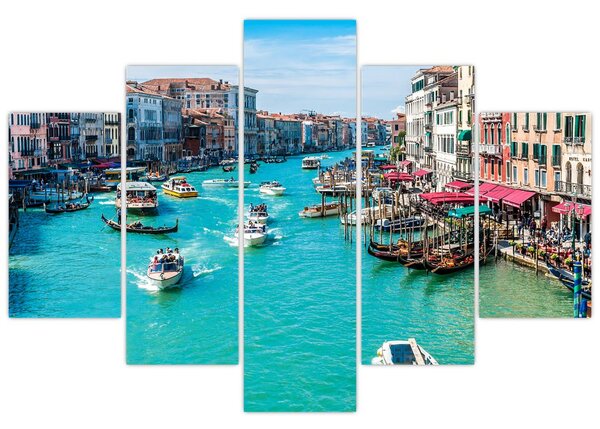 Obraz - Canal Grande, Benátky, Taliansko (150x105 cm)