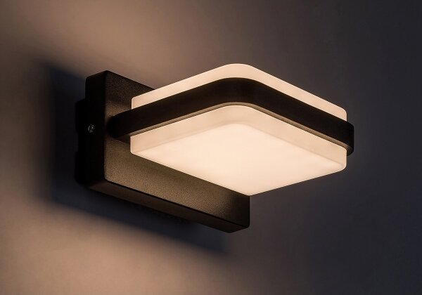 Rabalux 77061 - LED Vonkajšie nástenné svietidlo GENDT LED/12W/230V IP44 čierna