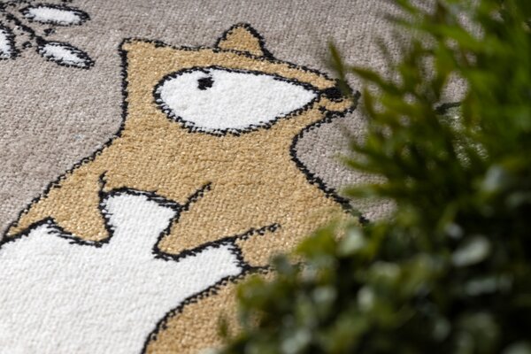 Dywany Łuszczów , Detský kusový koberec Fun Forester beige, 120x170, viacfarebná, detská izba