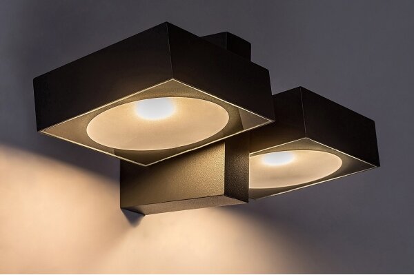 Rabalux 77101 - LED Vonkajšie nástenné svietidlo TELDE 2xLED/7W/230V IP54 antracit