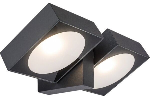 Rabalux 77101 - LED Vonkajšie nástenné svietidlo TELDE 2xLED/7W/230V IP54 antracit