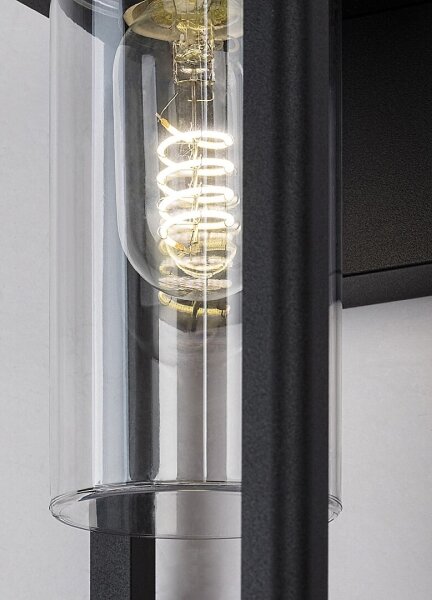 Rabalux 77086 - Vonkajšie nástenné svietidlo ZERNEST 1xE27/15W/230V IP54 čierna