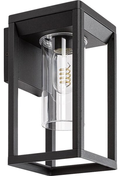 Rabalux 77085 - Vonkajšie nástenné svietidlo ZERNEST 1xE27/15W/230V IP54 čierna