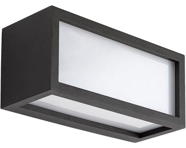 Rabalux 77099 - LED vonkajšie nástenné svietidlo LUBLIN LED/10W/230V IP54 čierna