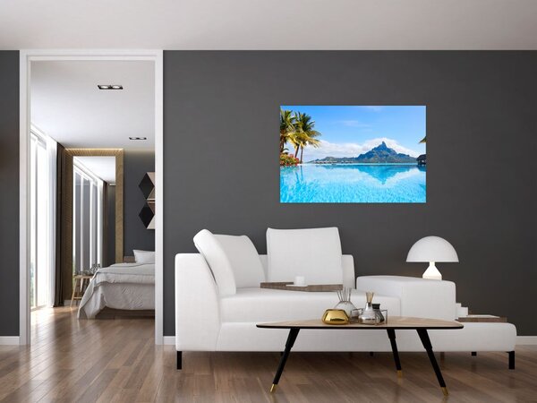 Obraz - Bora-Bora, Francúzska Polynézia (90x60 cm)