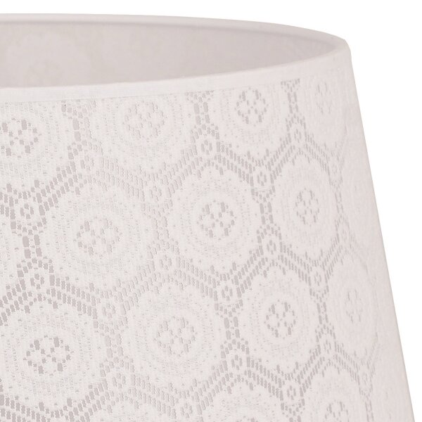 Duolla - Tienidlo k stojací lampě CLASSIC L E27 pr. 38 cm biela