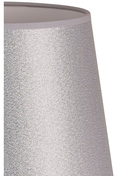 Duolla - Tienidlo k stolnej lampe CLASSIC M E27 pr. 24 cm strieborná