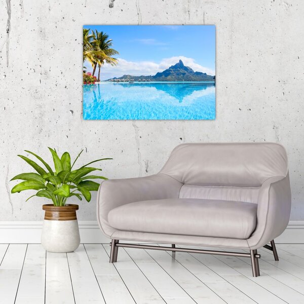 Obraz - Bora-Bora, Francúzska Polynézia (70x50 cm)