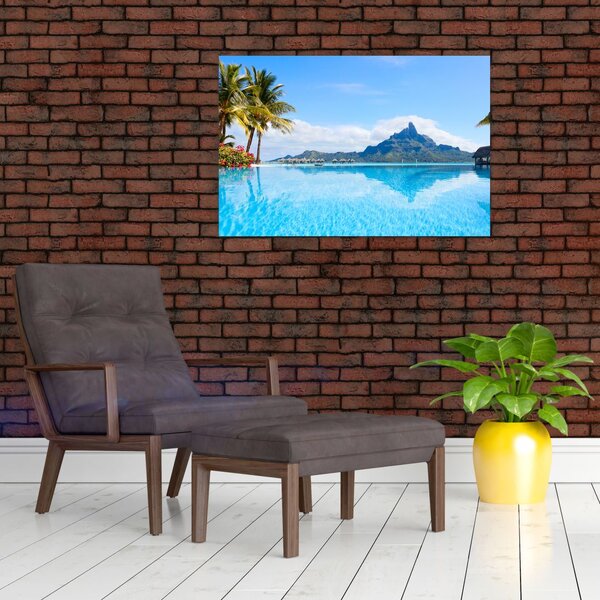 Obraz - Bora-Bora, Francúzska Polynézia (90x60 cm)