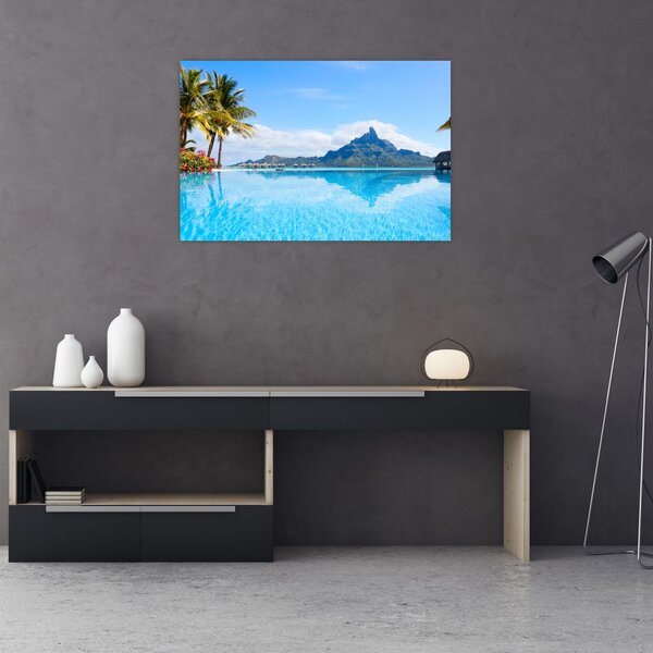 Obraz - Bora-Bora, Francúzska Polynézia (90x60 cm)