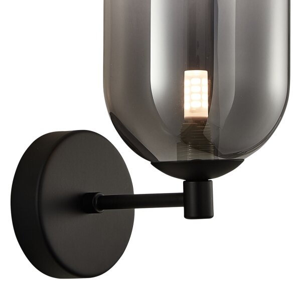Nástenná lampa ALIAS 1xG9/8W/230V čierna/šedá