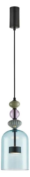LED Luster na lanku ARTE LED/12W/230V pr. 16 cm čierna