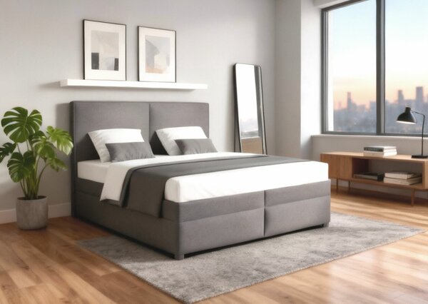 Americká posteľ boxspring s úložným priestorom MARCO