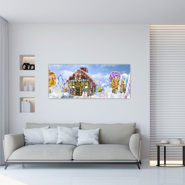 Obraz - Perníková chalúpka (120x50 cm)