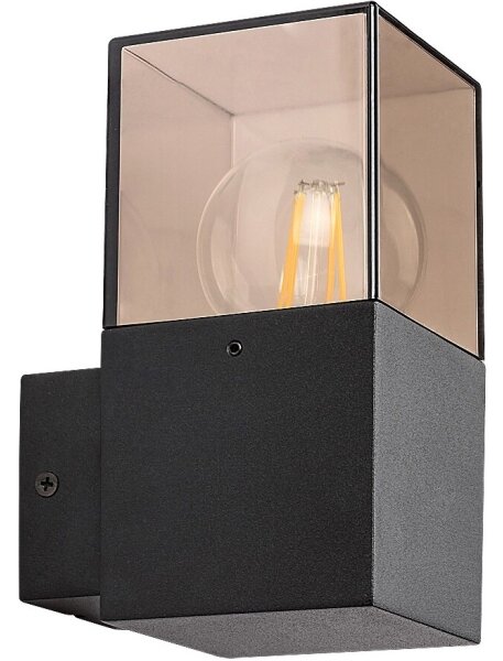 Rabalux 77080 - Vonkajšie nástenné svietidlo LOANDA 1xE27/60W/230V IP54 čierna