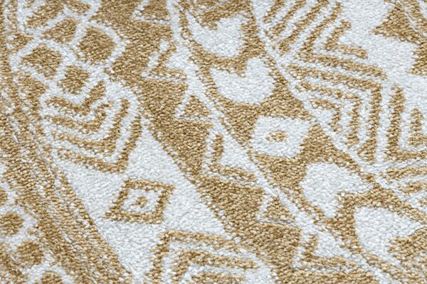 Dywany Łuszczów , Kusový koberec Napkin gold kruh, 120x120 (priemer) kruh, žltá, chodba / predsieň