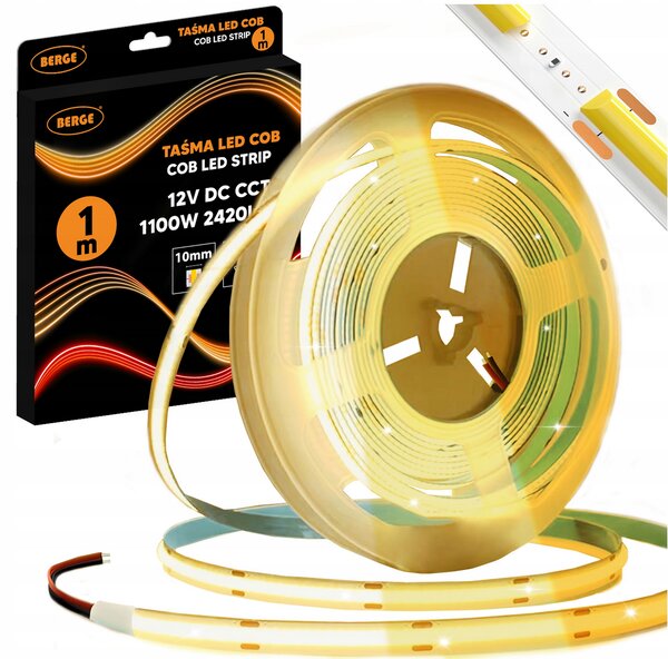 BERGE LED pásik COB Neon CCT 12V - 608D - 22W/m - IP20 - 1650lm - 1m