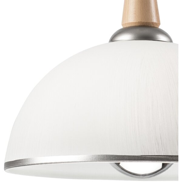 Sťahovací luster CHIARA 1xE27/60W/230V strieborná/buk