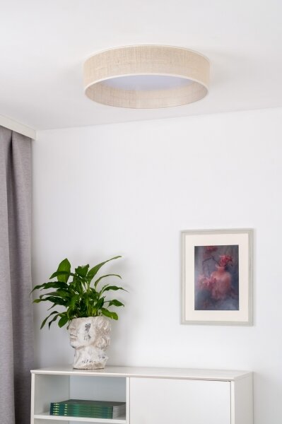 Duolla - LED Stropné svietidlo ROLLER LED/24W/230V pr. 45 cm béžová