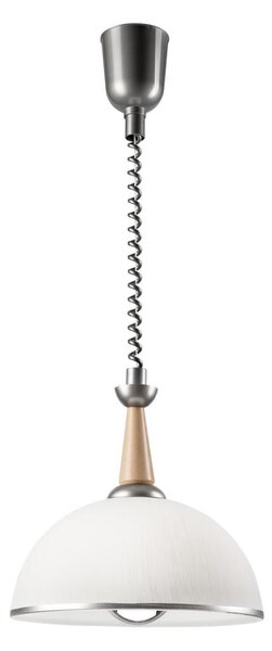 Sťahovací luster CHIARA 1xE27/60W/230V strieborná/buk