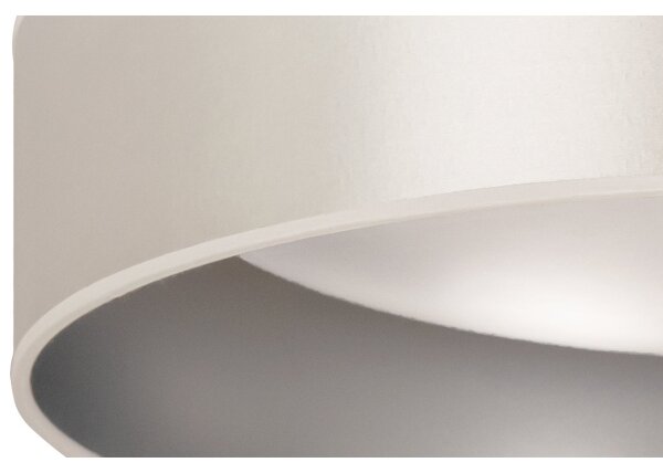 Duolla - LED Stropné svietidlo ROLLER LED/24W/230V pr. 45 cm strieborná