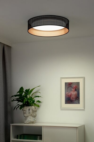Duolla - LED Stropné svietidlo ROLLER LED/24W/230V pr. 45 cm čierna/medená