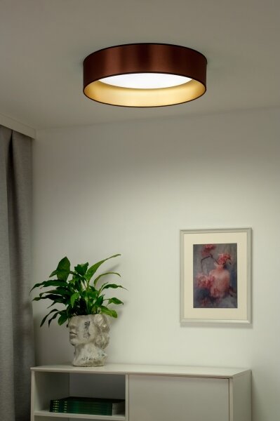 Duolla - LED Stropné svietidlo ROLLER LED/24W/230V pr. 45 cm medená/zlatá