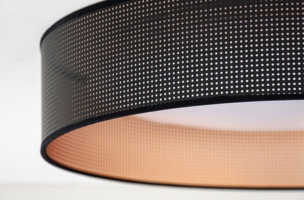 Duolla - LED Stropné svietidlo ROLLER LED/24W/230V pr. 45 cm čierna/medená