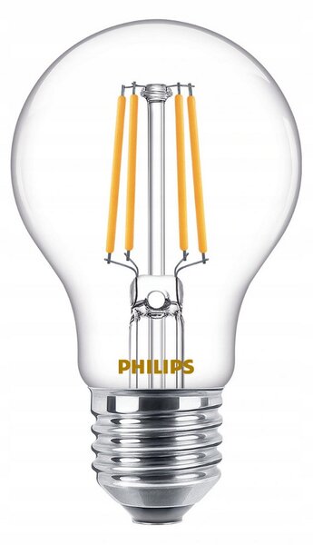 PHILIPS LED žiarovka filament - E27 - 7W - 806lm - 2700K