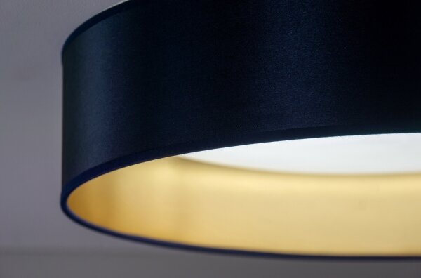 Duolla - LED Stropné svietidlo ROLLER LED/24W/230V pr. 45 cm modrá/zlatá