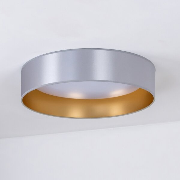 Duolla - LED Stropné svietidlo ROLLER LED/24W/230V pr. 45 cm strieborná/zlatá