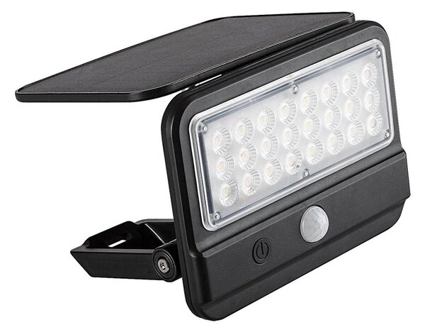 Rabalux 77040 - LED solárne nástenné svietidlo FLAXTON LED/7W/3,7V IP54 čierne