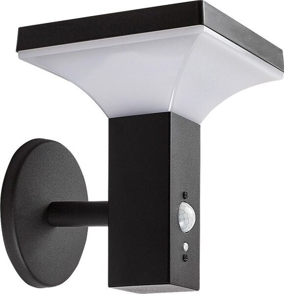 Rabalux 77044 - LED solárne nástenné svietidlo GELEEN LED/4W/230V IP44 čierne