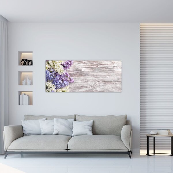 Obraz orgovánu na dreve (120x50 cm)