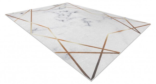 Dywany Łuszczów , Kusový koberec ANDRE Marble 1220, 80x150, biela, chodba / predsieň