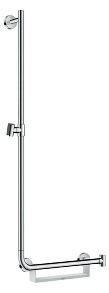 Hansgrohe Unica - Sprchová tyč Comfort 110 cm ľavá, biela/chróm 26403400