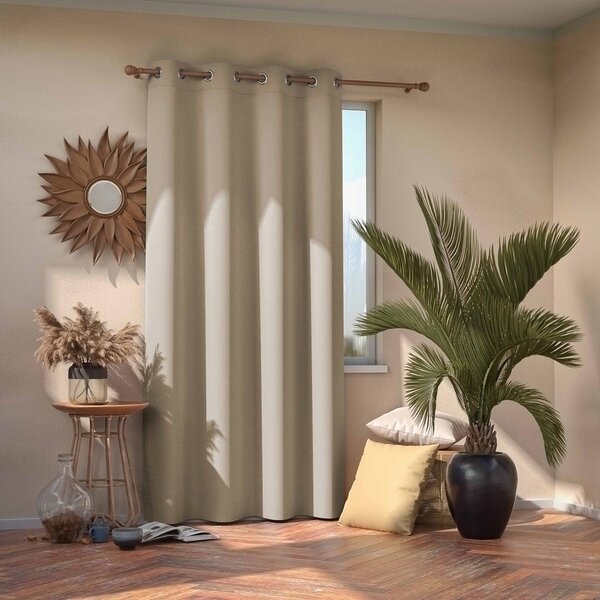 Krémovobiely dimout záves 140x245 cm Kierra – Restilo