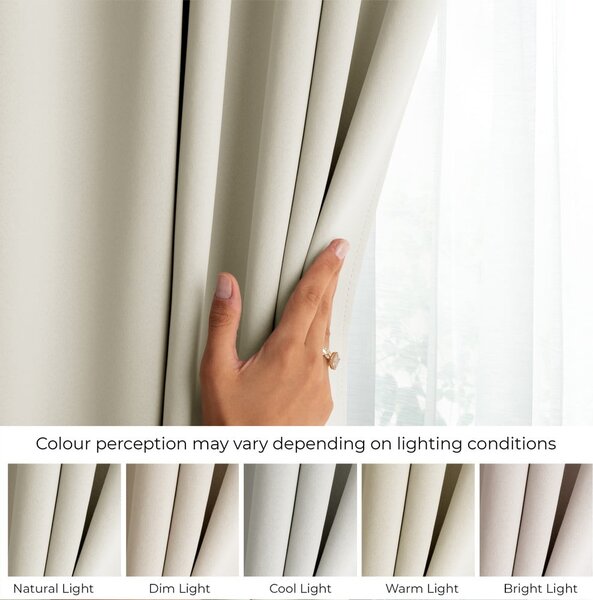 Krémovobiely dimout záves 140x245 cm Kierra – Restilo