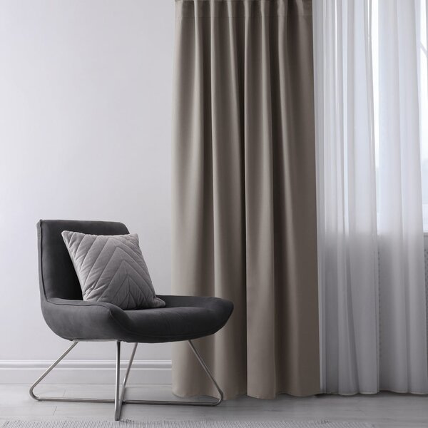 Sivobéžový dimout záves 140x175 cm Kierra – Restilo