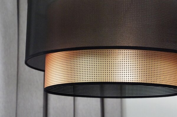 Duolla - Prisadený luster COPPER SHINY 1xE27/15W/230V pr. 45 cm hnedá/medená