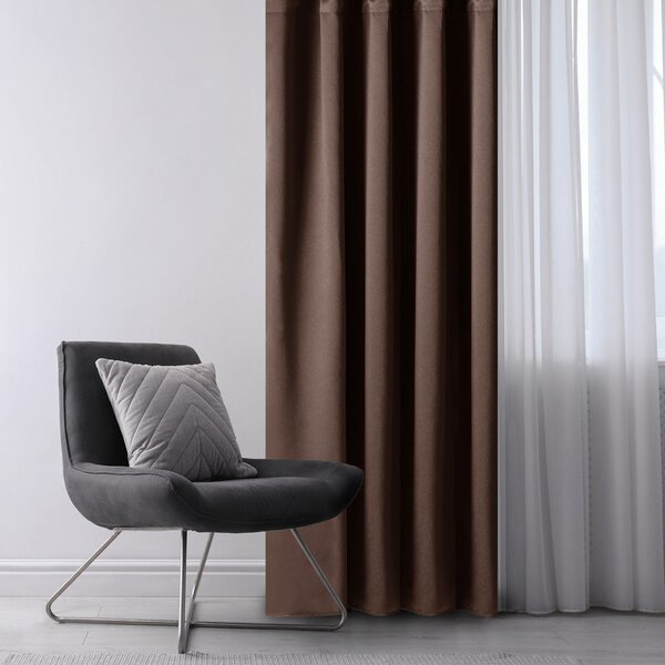 Hnedý dimout záves 140x245 cm Kierra – Restilo