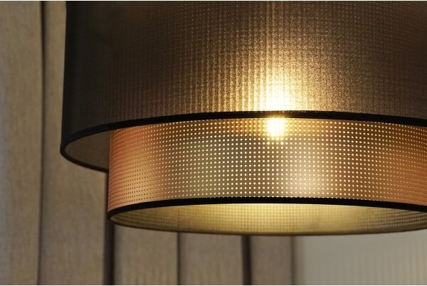 Duolla - Prisadený luster COPPER SHINY 1xE27/15W/230V pr. 45 cm hnedá/medená