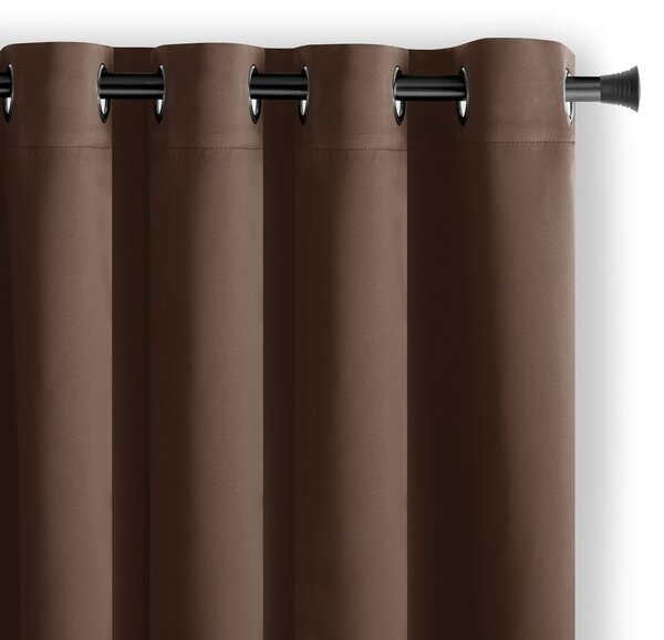 Hnedý dimout záves 140x245 cm Kierra – Restilo