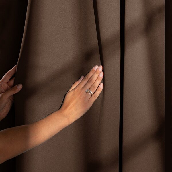 Hnedý dimout záves 140x245 cm Kierra – Restilo